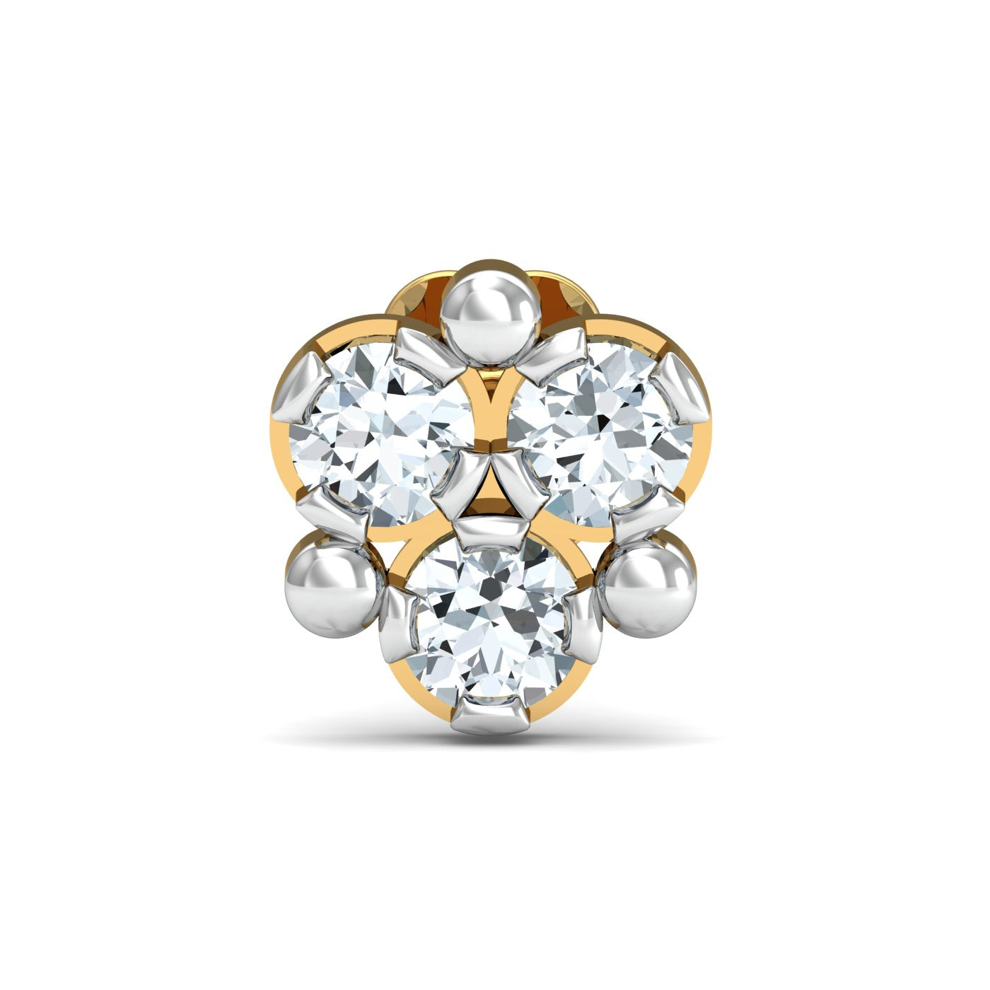 Ailani 3-Diamond Nose Stud
