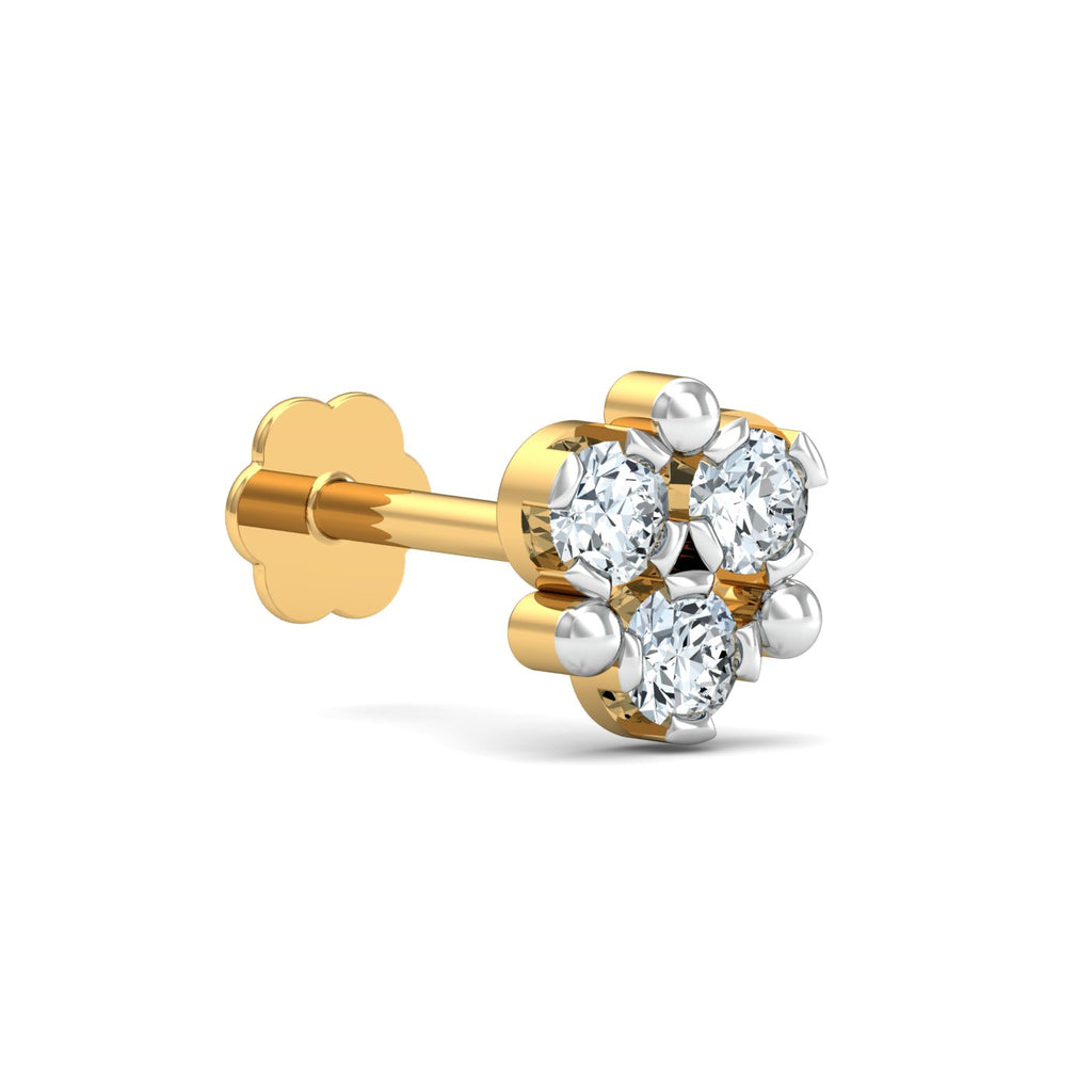 Ailani 3-Diamond Nose Stud