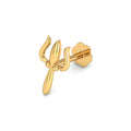 Trident Gold Nose Stud