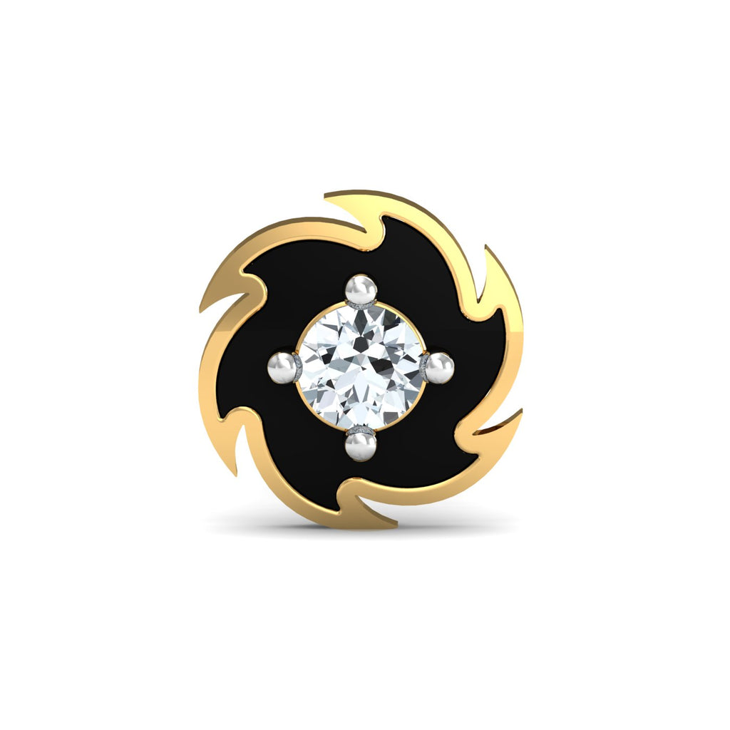 Spinning Disc Nose Stud