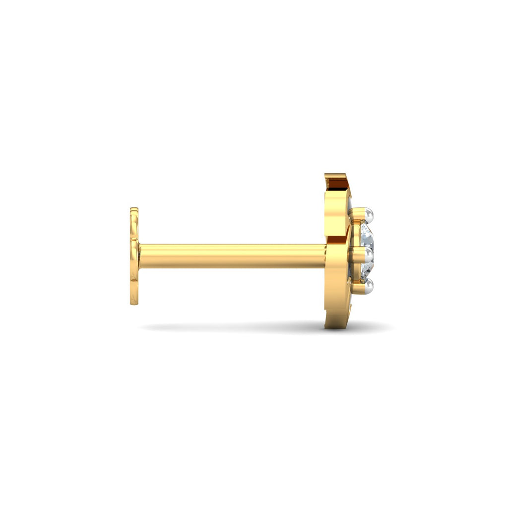 Spinning Disc Nose Stud