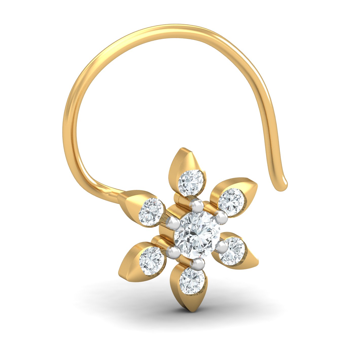 Vandana 0.10 Carat Nose Pin