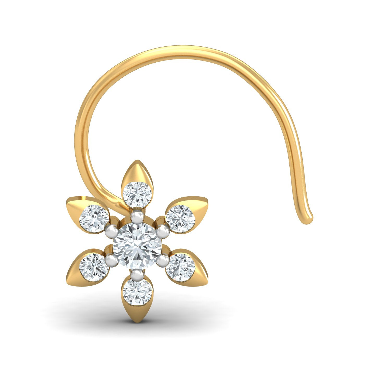 Vandana 0.10 Carat Nose Pin