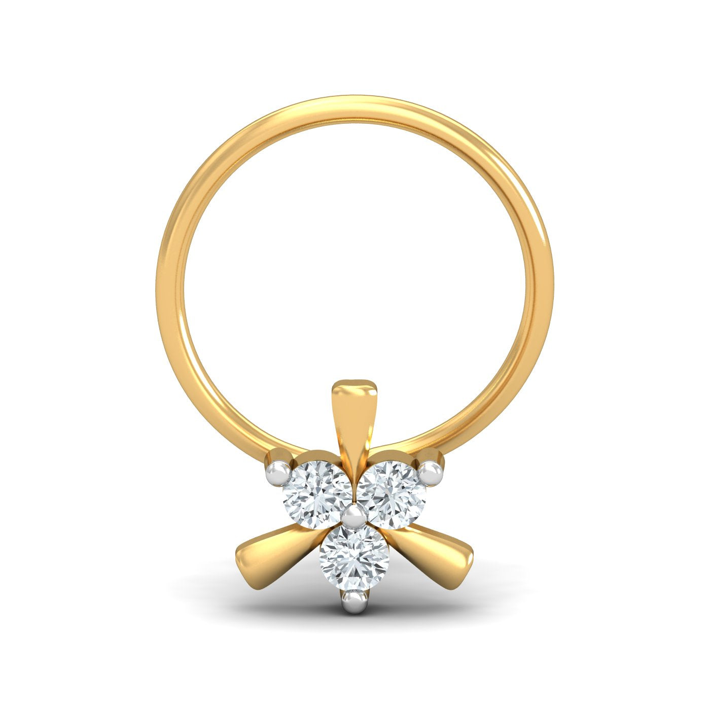 Dainty 0.07 Carat Nose Pin