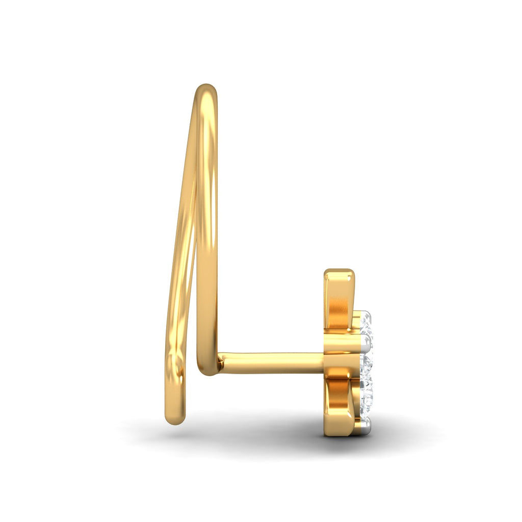 Dainty 0.07 Carat Nose Pin