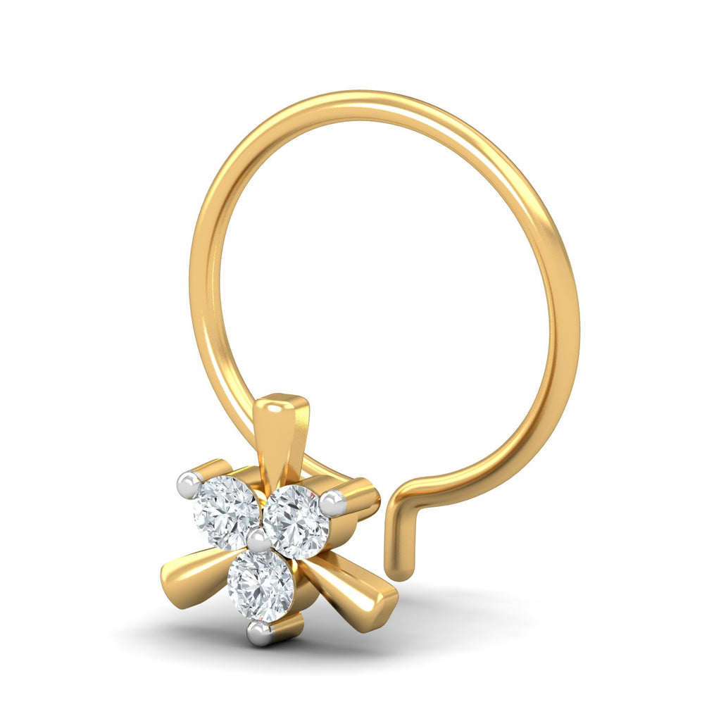 Dainty 0.07 Carat Nose Pin
