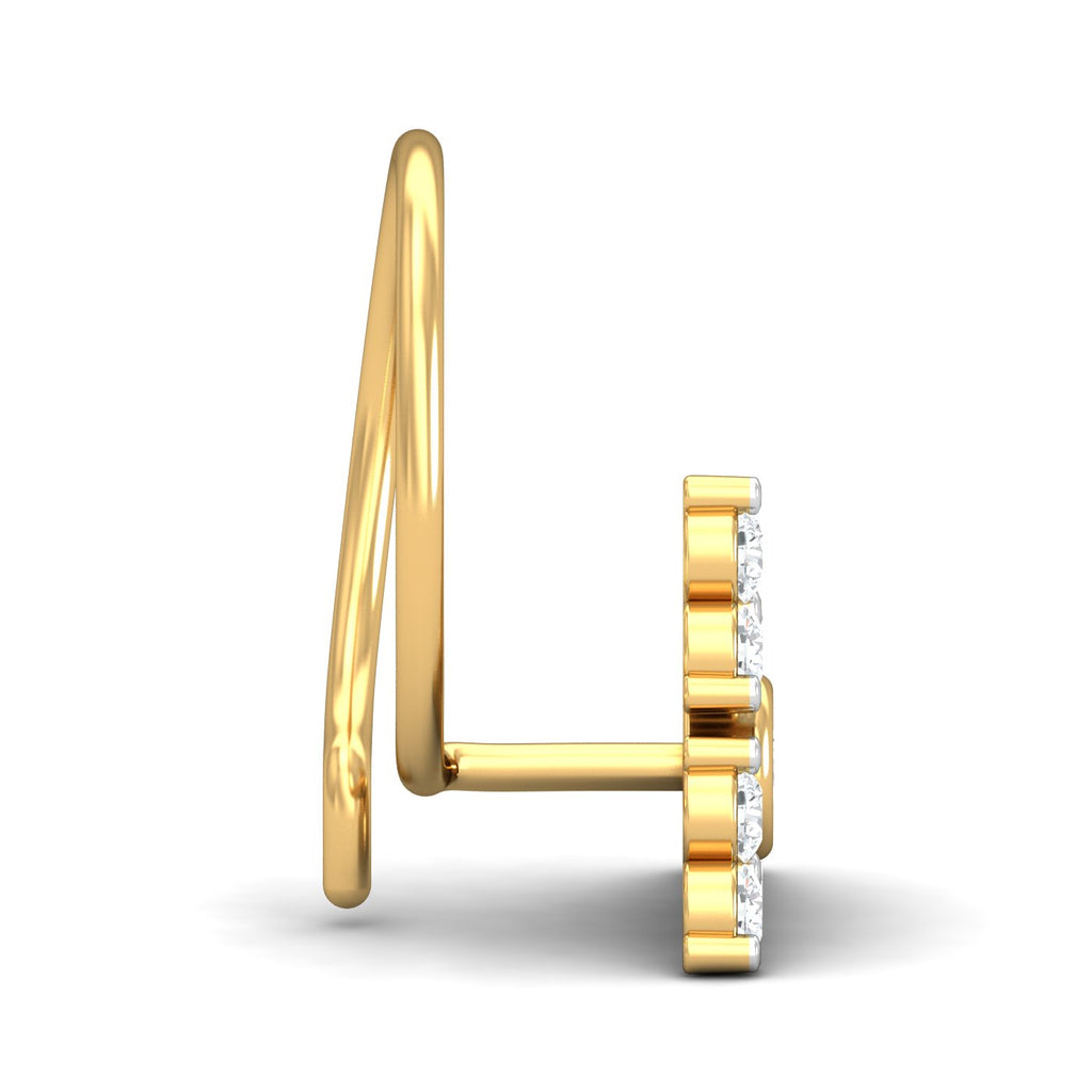 Pyramid 0.15 Carat Nose Pin