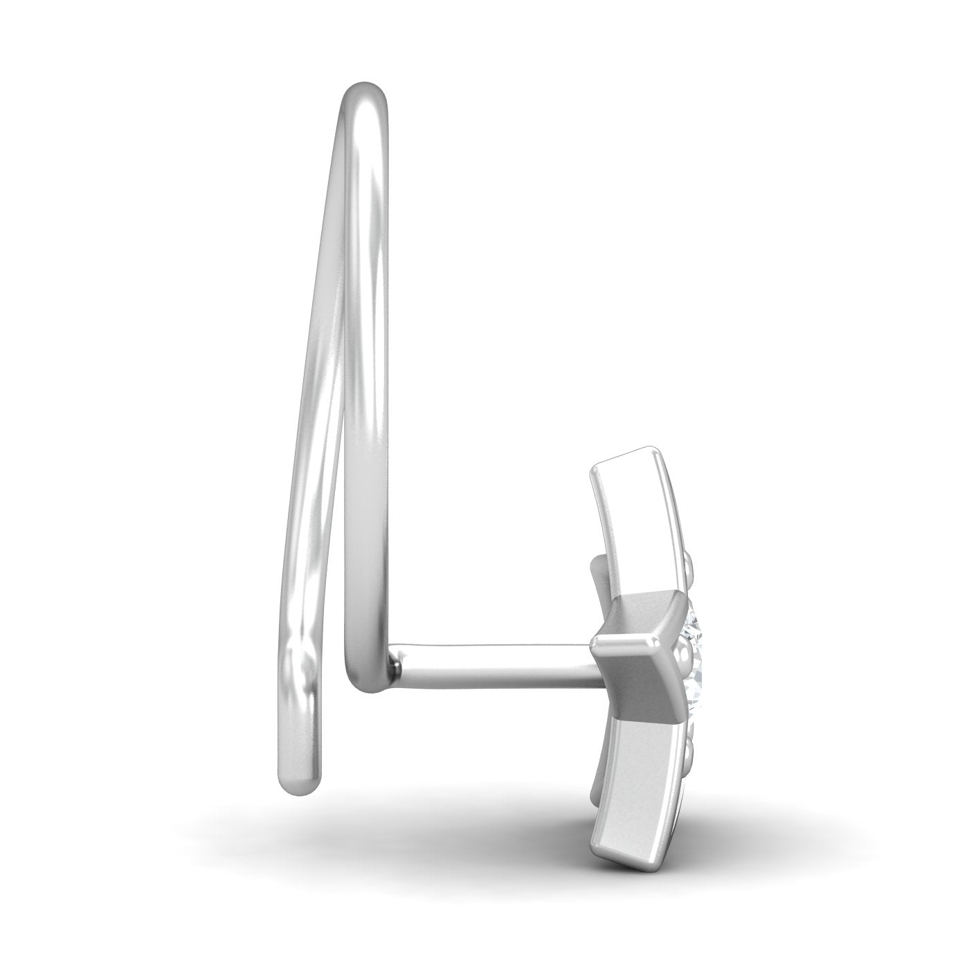 Star 0.06 Carat Nose Pin