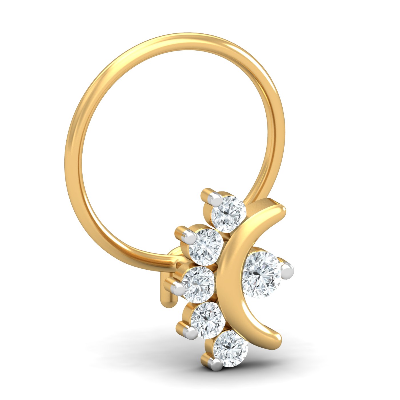 Chandrabindu 0.11 Carat Nose Pin