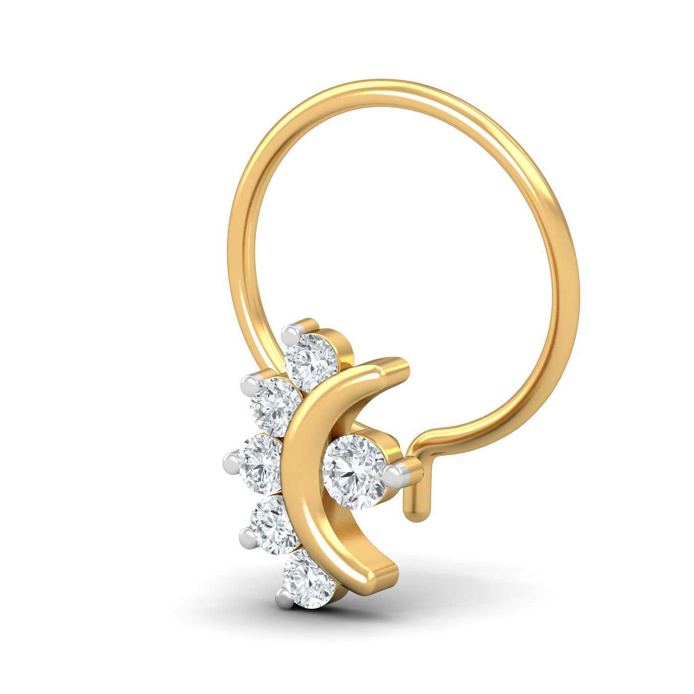 Chandrabindu 0.11 Carat Nose Pin