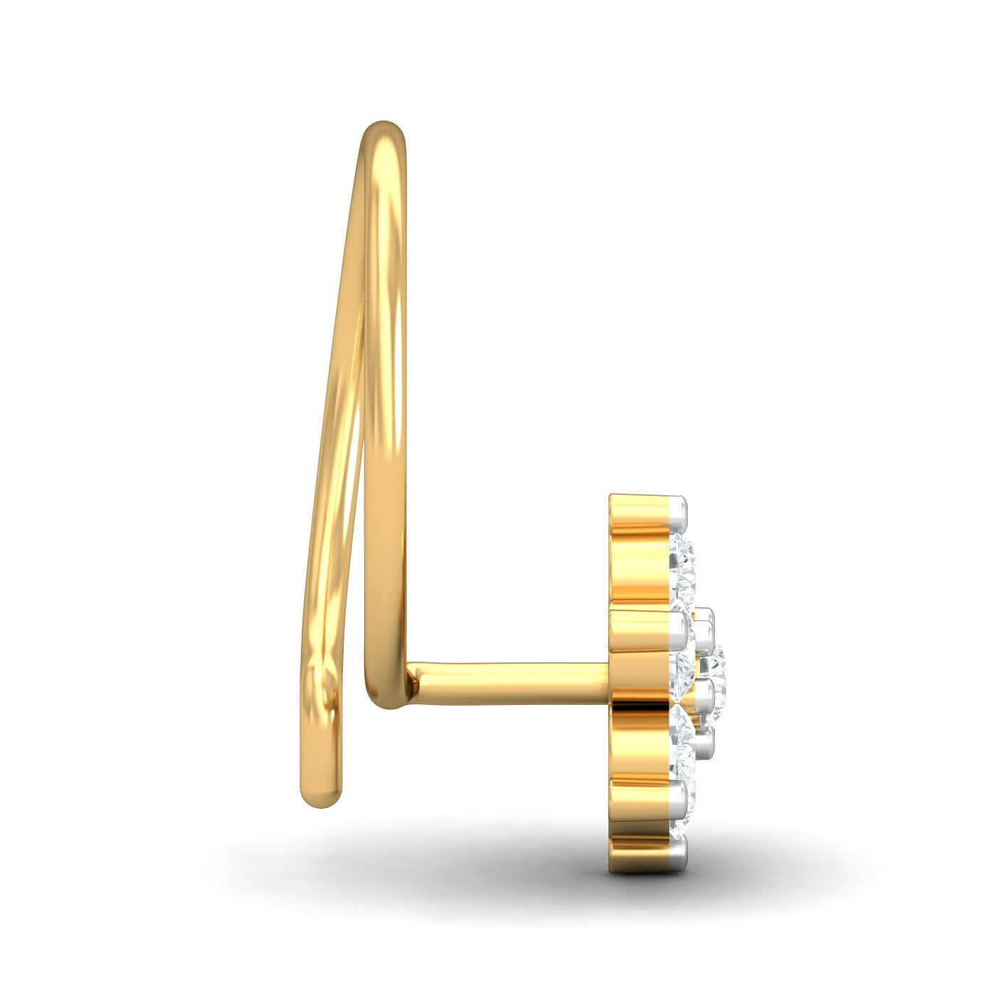 Phool 0.16 Carat Nose Pin