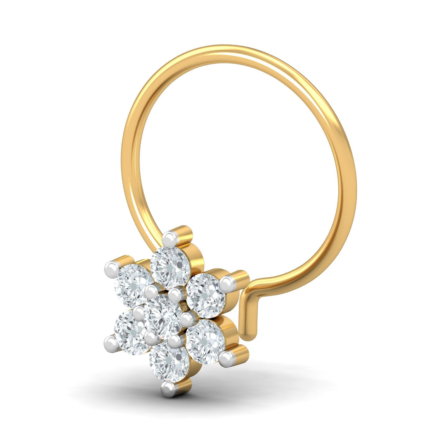 Phool 0.16 Carat Nose Pin