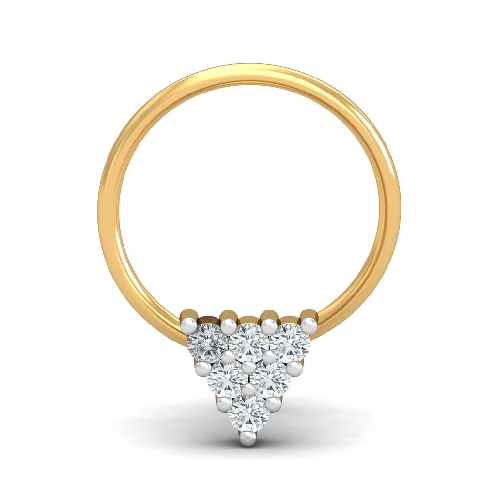 Trikon 0.07 Carat Nose Pin