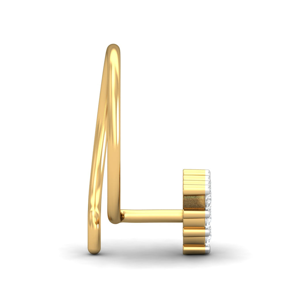 Trikon 0.07 Carat Nose Pin