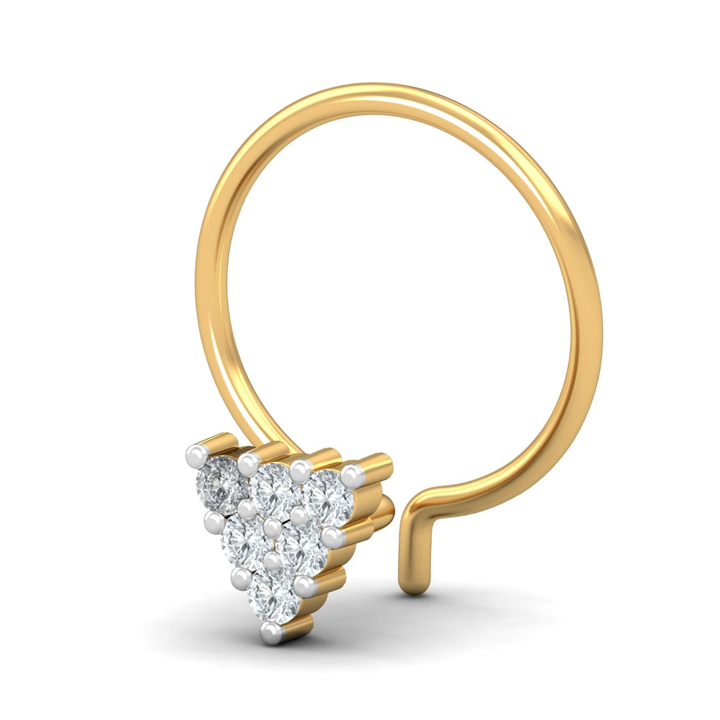 Trikon 0.07 Carat Nose Pin