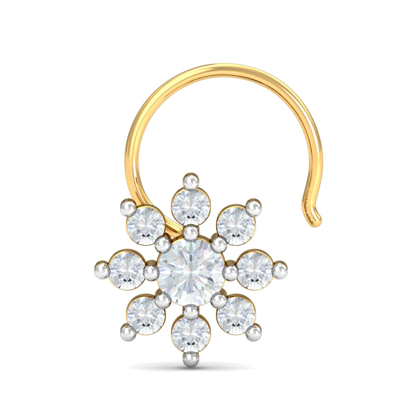 Suru 0.26 Carats Nose Pin