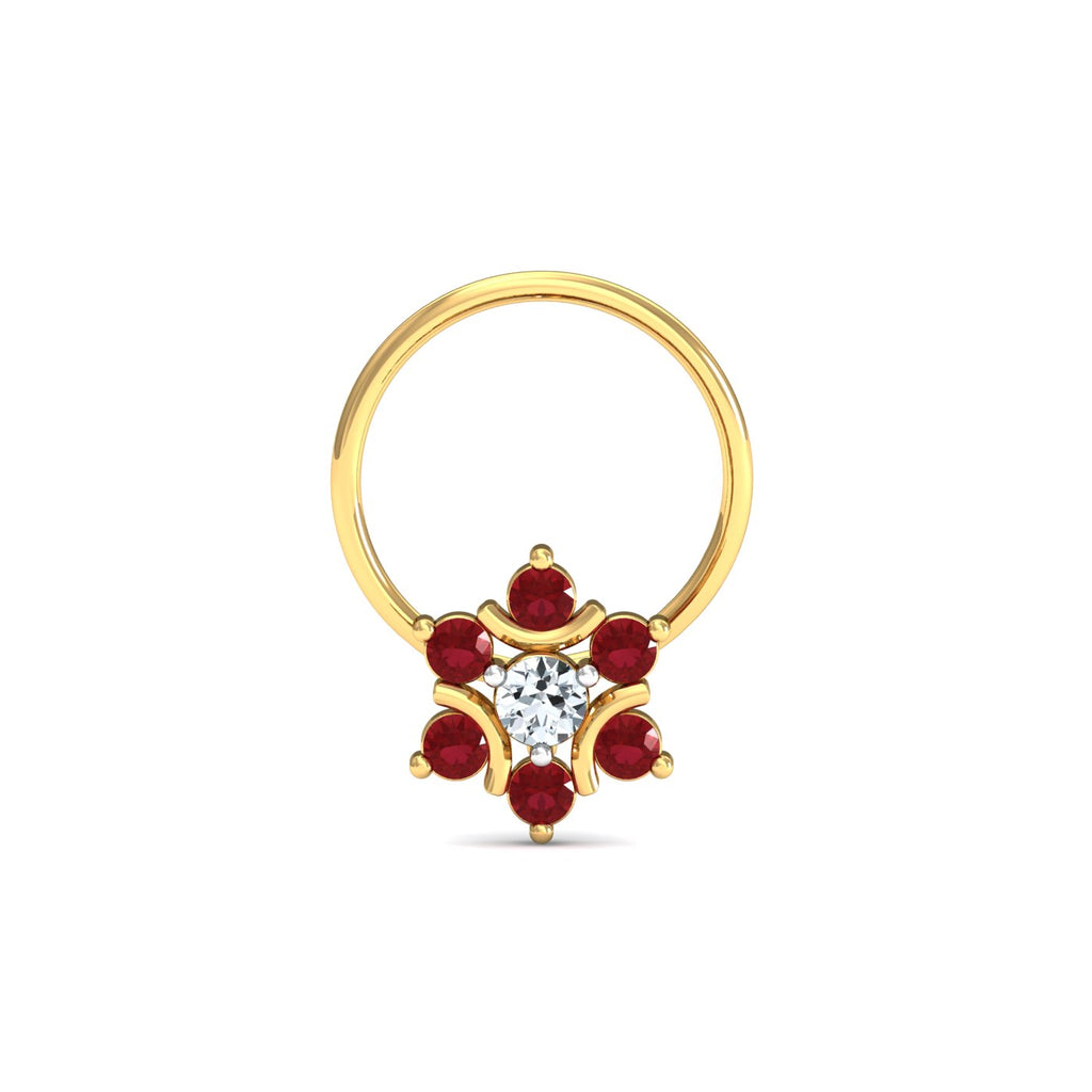 Klass Ruby Pin Nose Pin