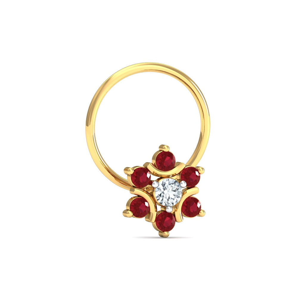 Klass Ruby Pin Nose Pin