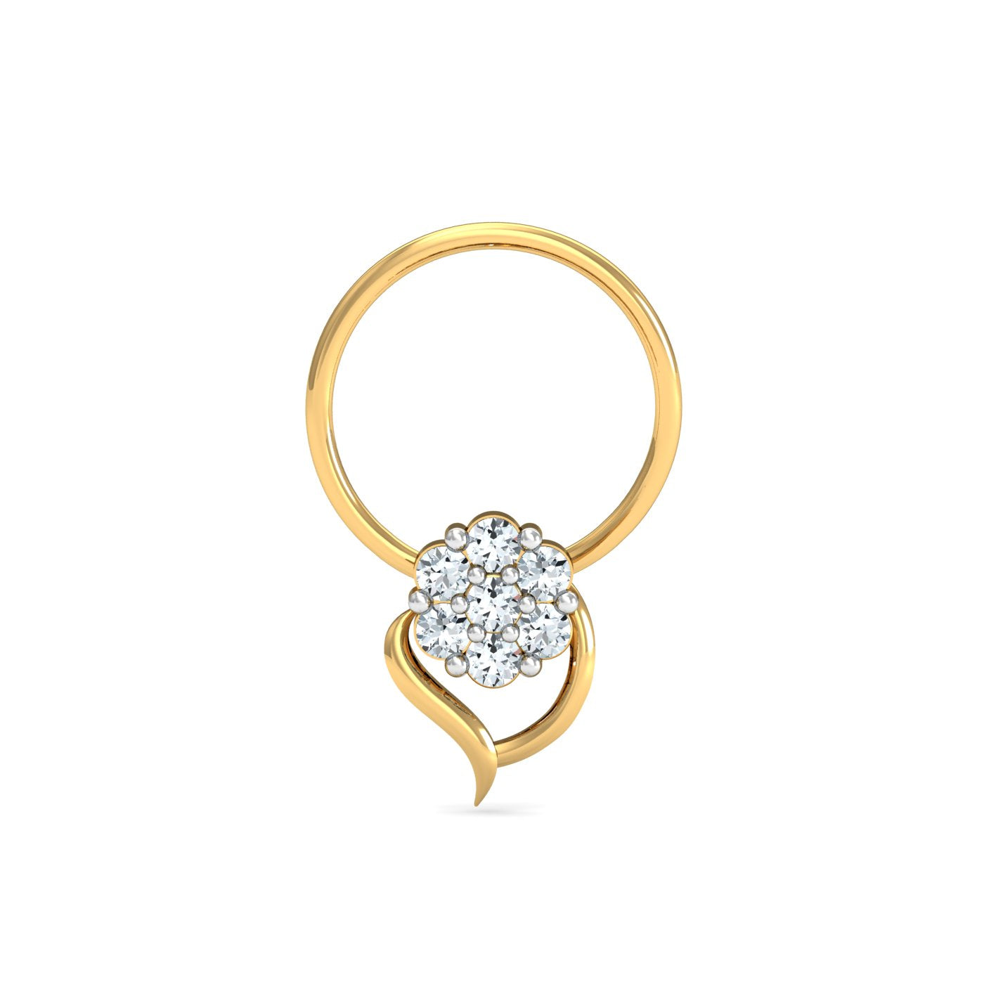 Rima Cluster Nose Pin