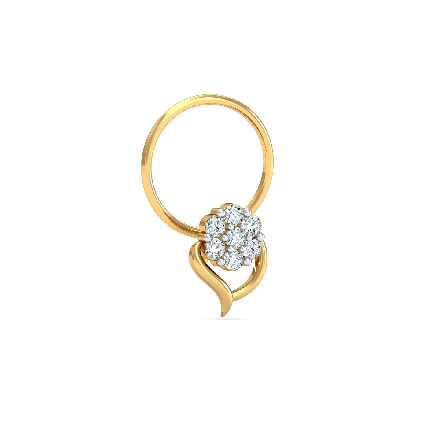 Rima Cluster Nose Pin