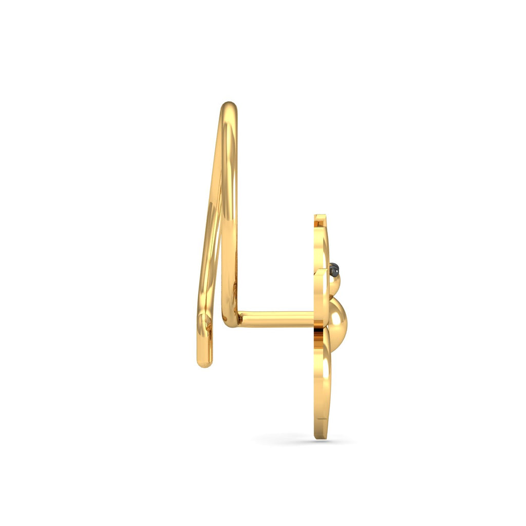 Spider Gold Nose Pin