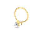 0.09 Carat 3 Prongs Nose Pin