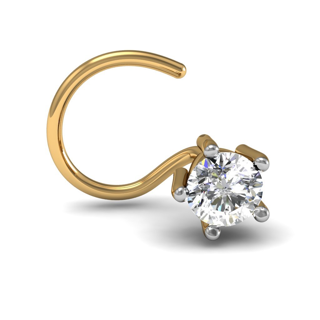 0.05 Carat 5 Prongs Nose Pin
