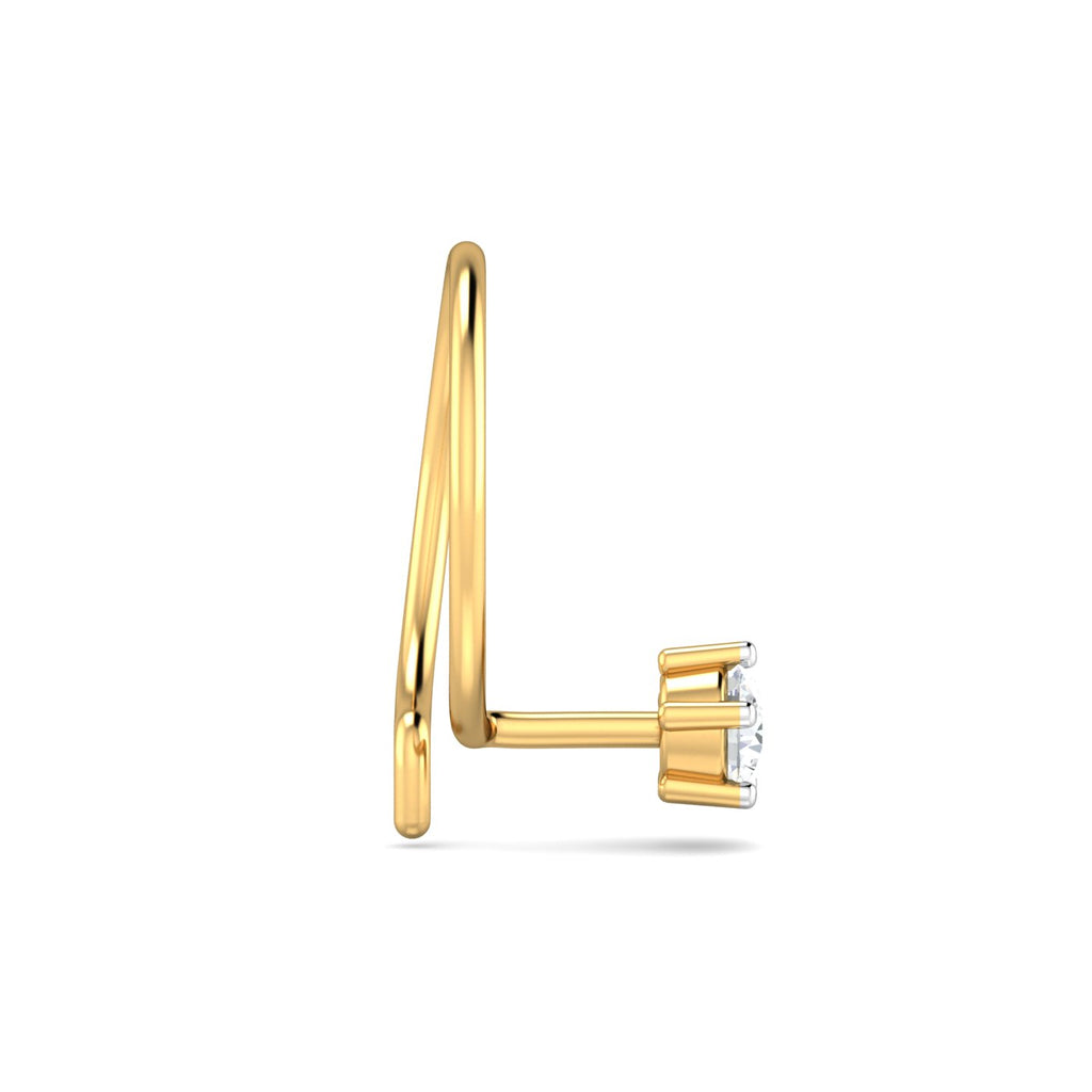 0.06 Carat 5 Prongs Nose Pin