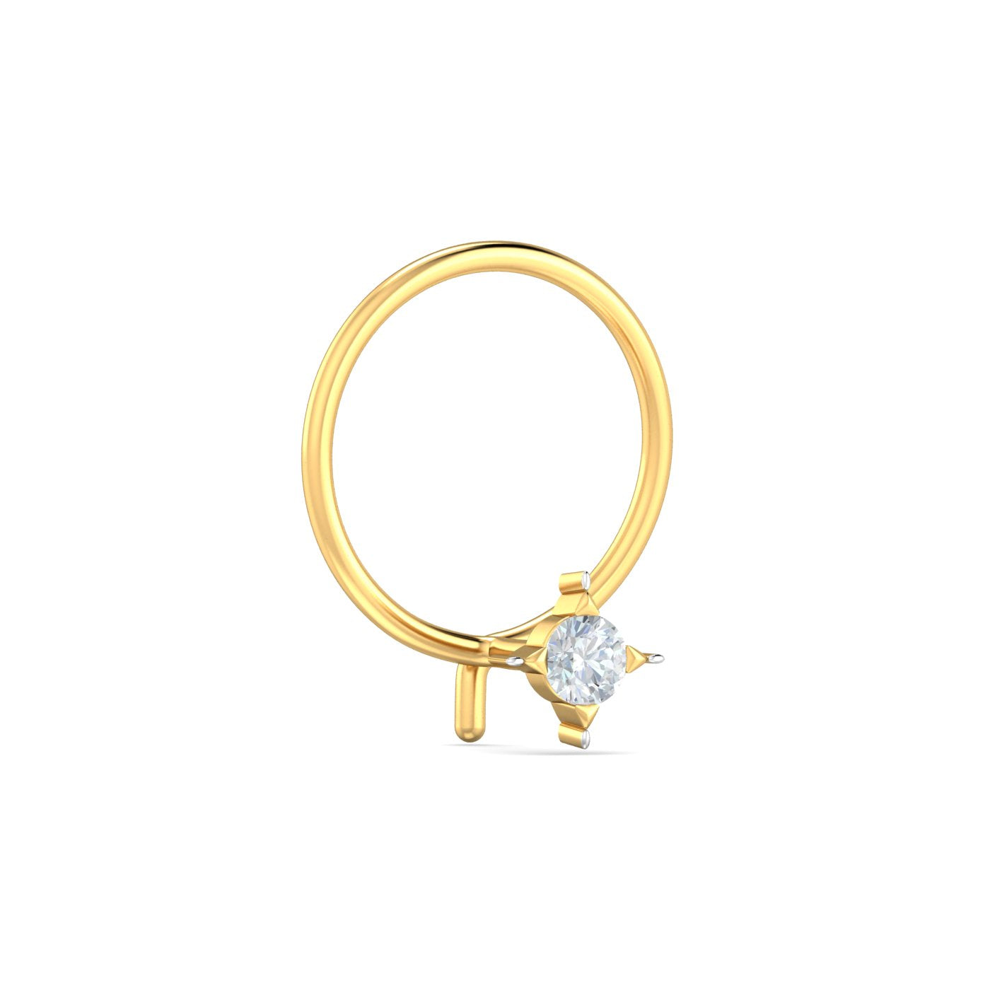 Cayman 0.02 Carat Nose Pin