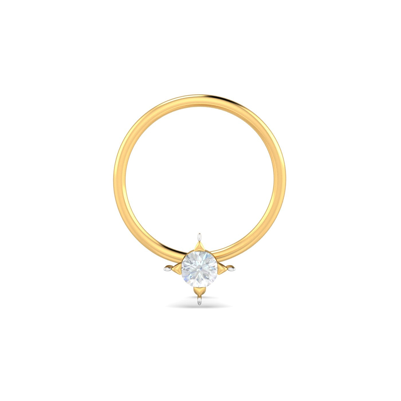Cayman 0.04 Carat Nose Pin