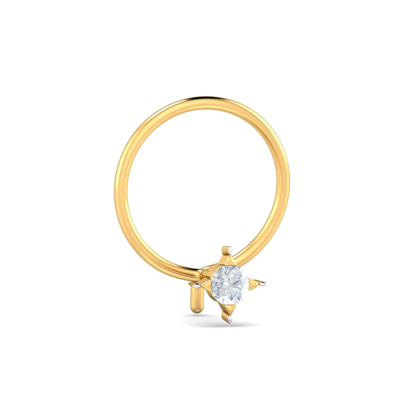 Cayman 0.04 Carat Nose Pin