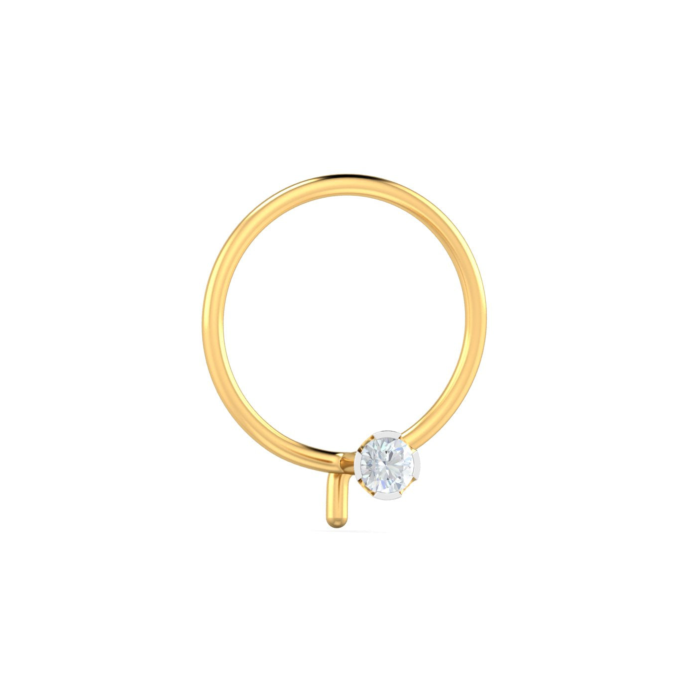 Chike 0.03 Carat Nose Pin