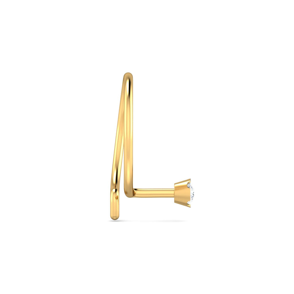 Chike 0.03 Carat Nose Pin