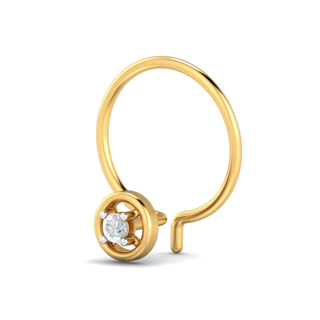 Round 0.02 Carat Nose Pin