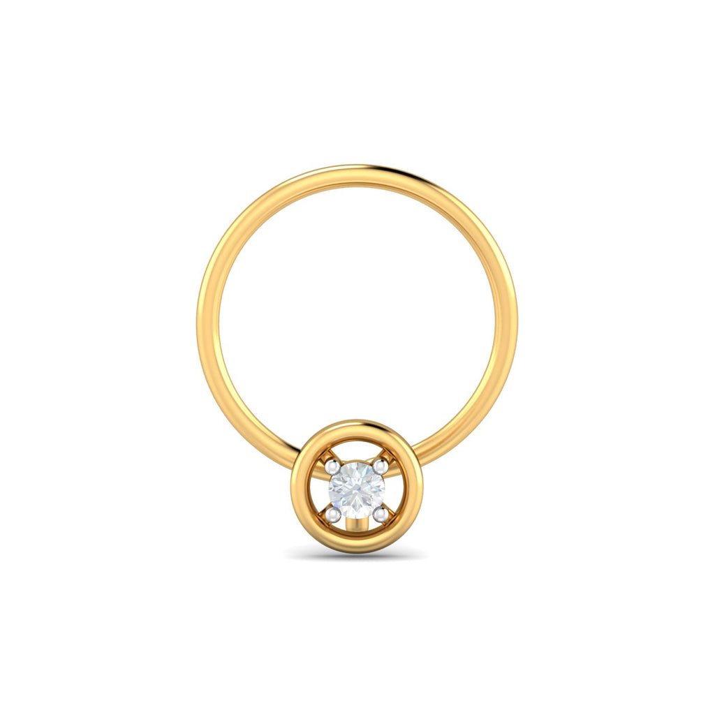 Round 0.02 Carat Nose Pin