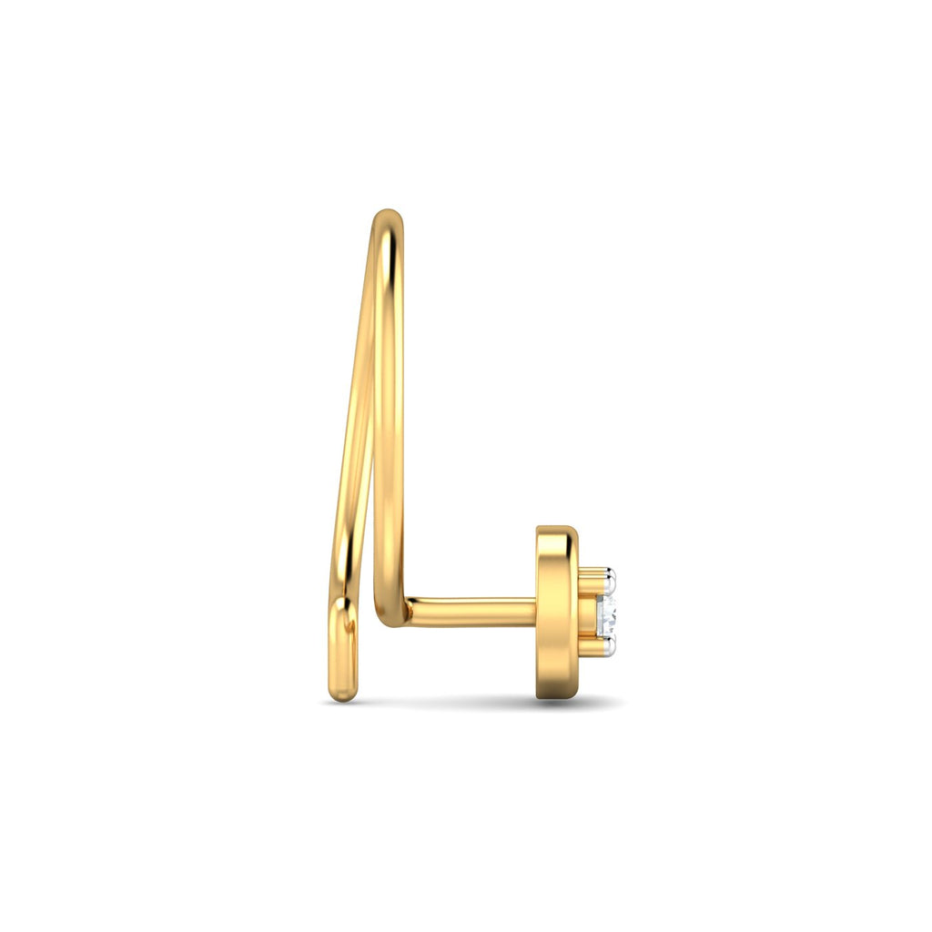 Round 0.02 Carat Nose Pin