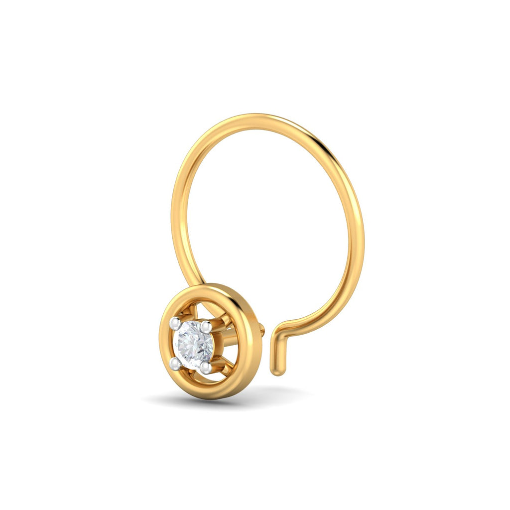Round 0.04 Carat Nose Pin