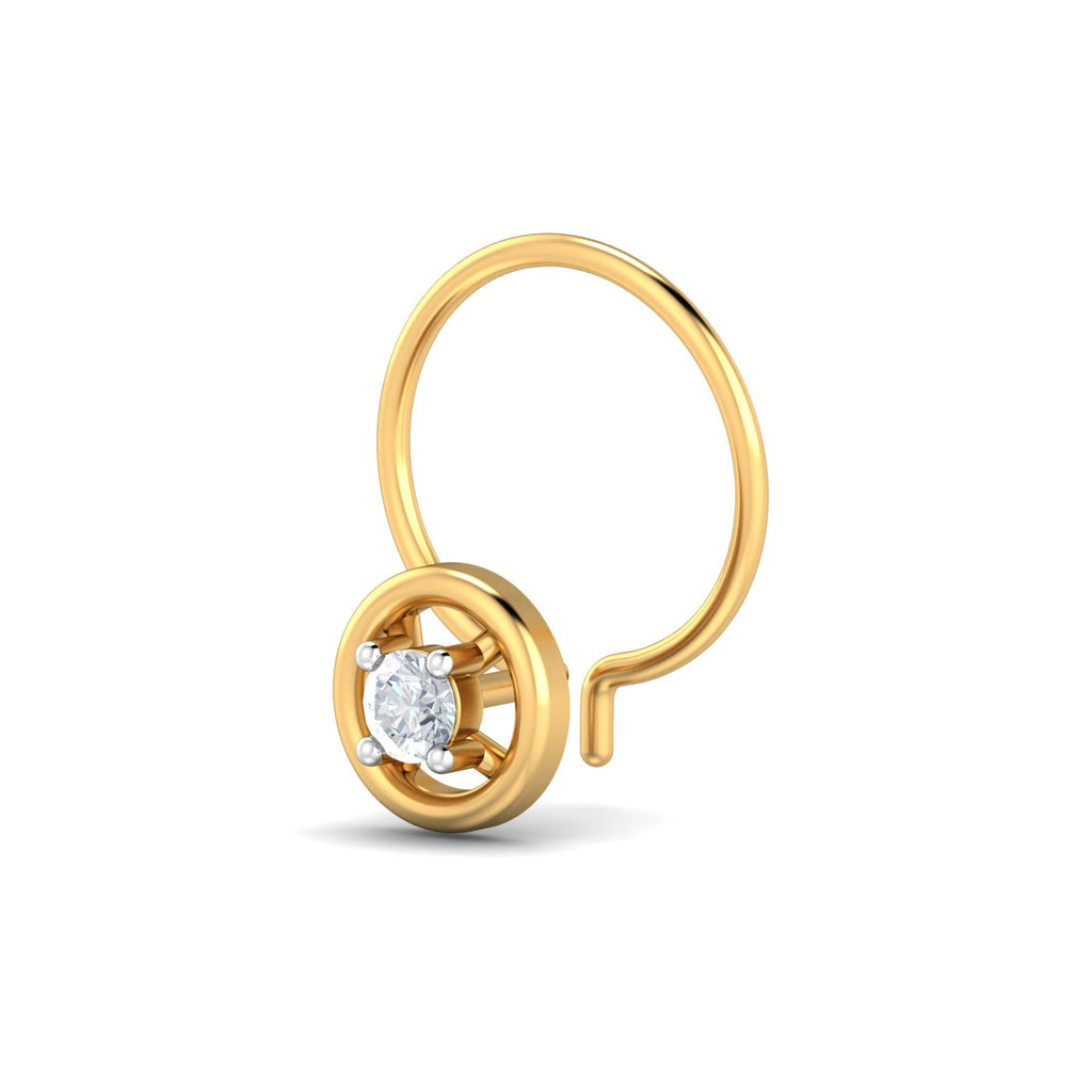 Round 0.06 Carat Nose Pin