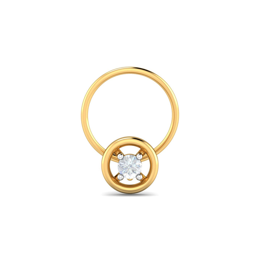 Round 0.06 Carat Nose Pin