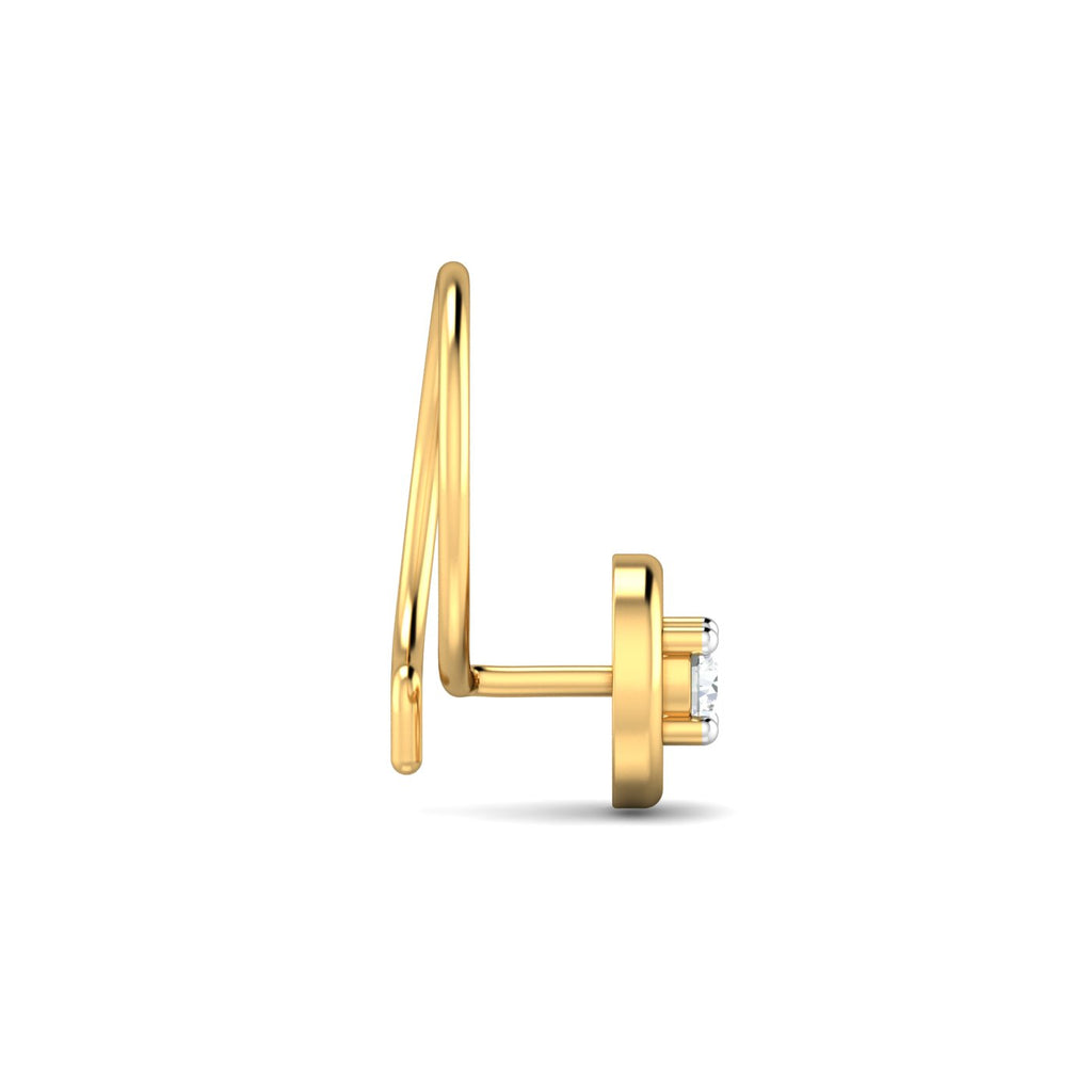 Round 0.06 Carat Nose Pin