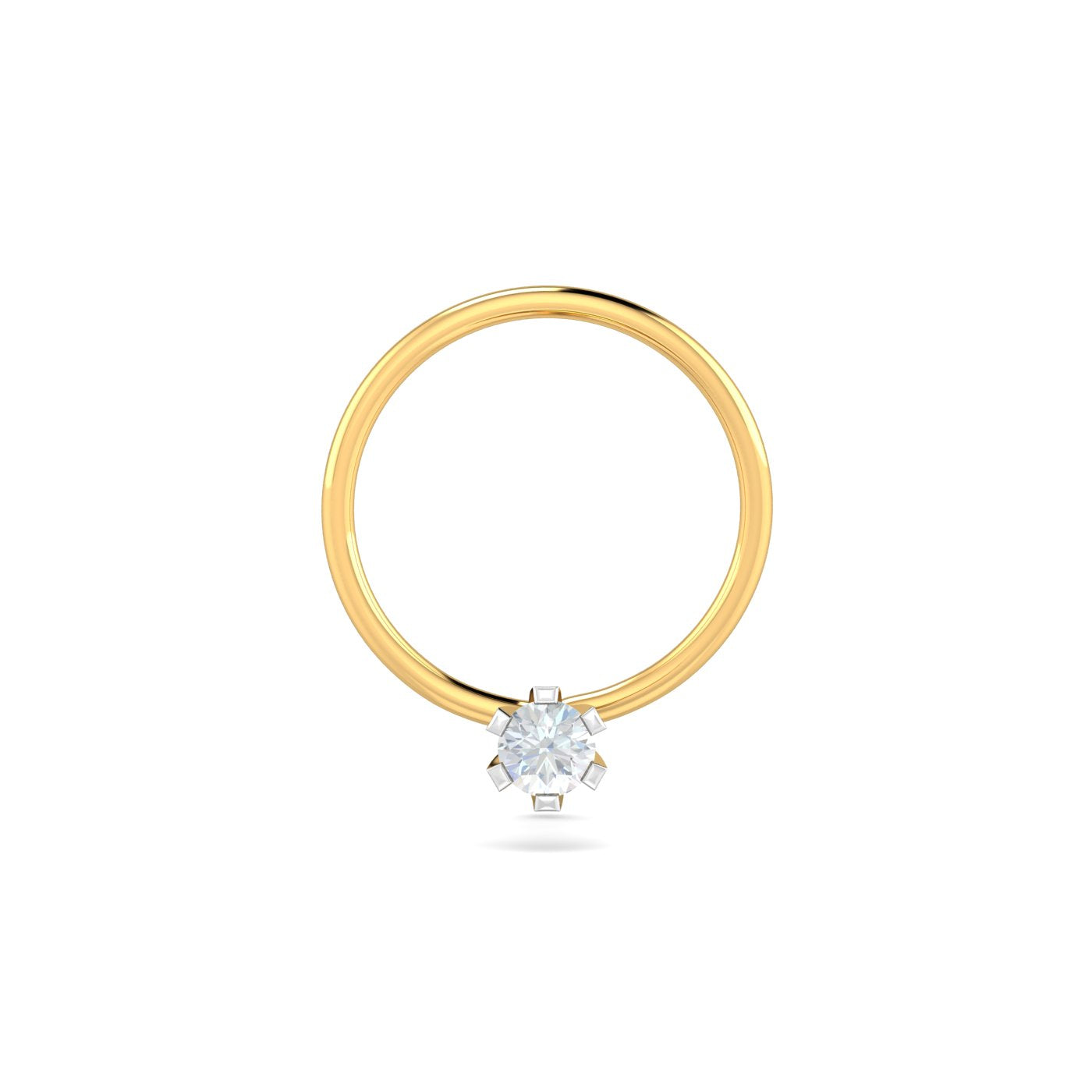 Classic 6-Prong 4-Cent Nose Pin