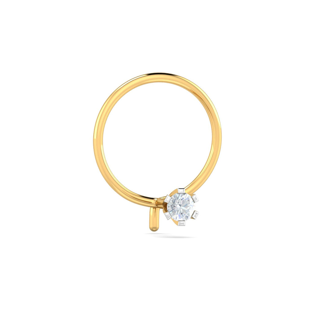 Classic 6-Prong 4-Cent Nose Pin