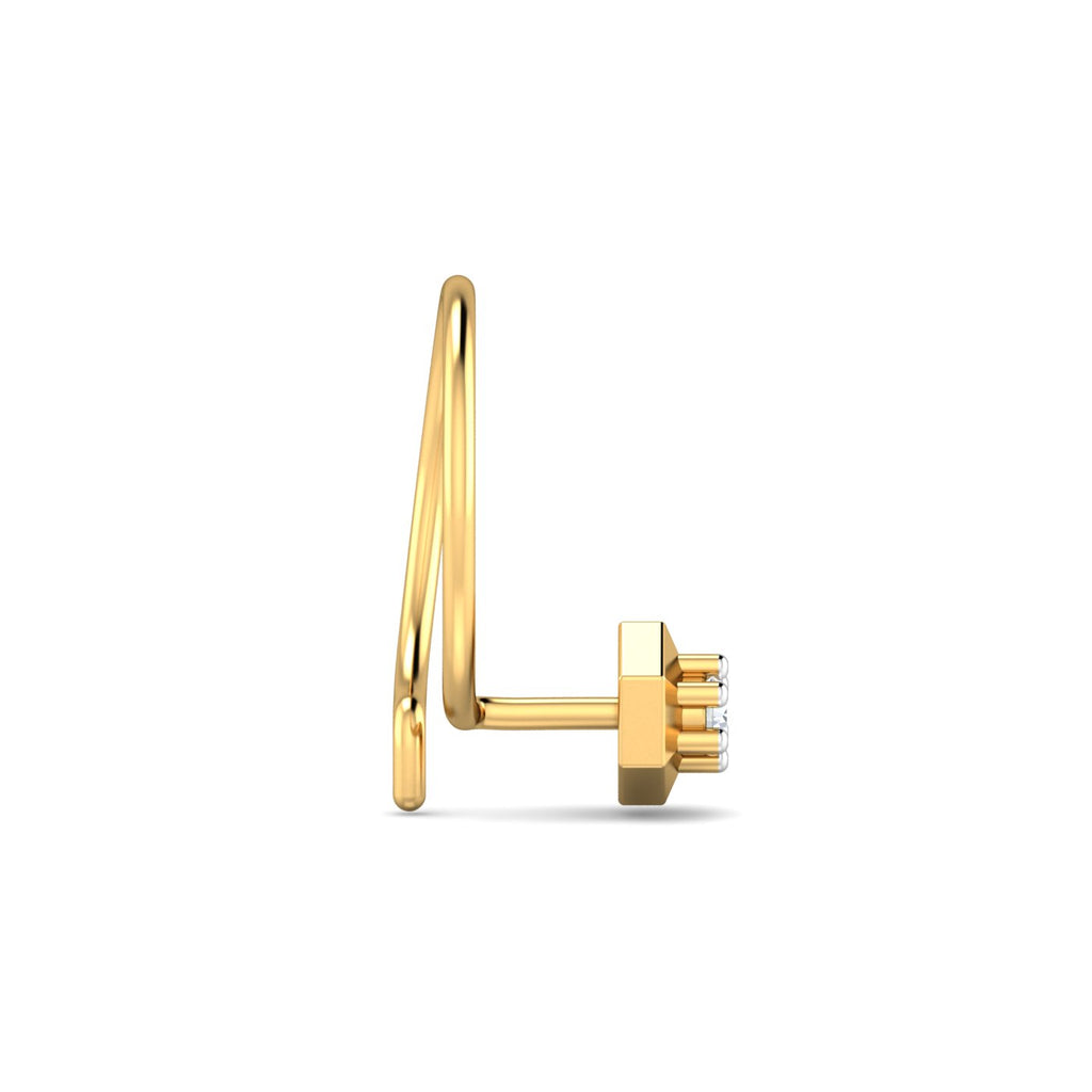 Hexagon Nose Pin