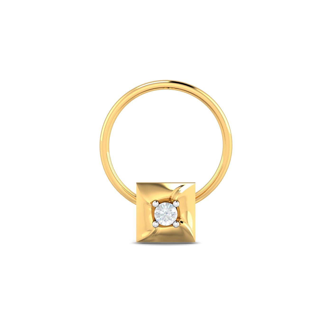 Henri Square Nose Pin