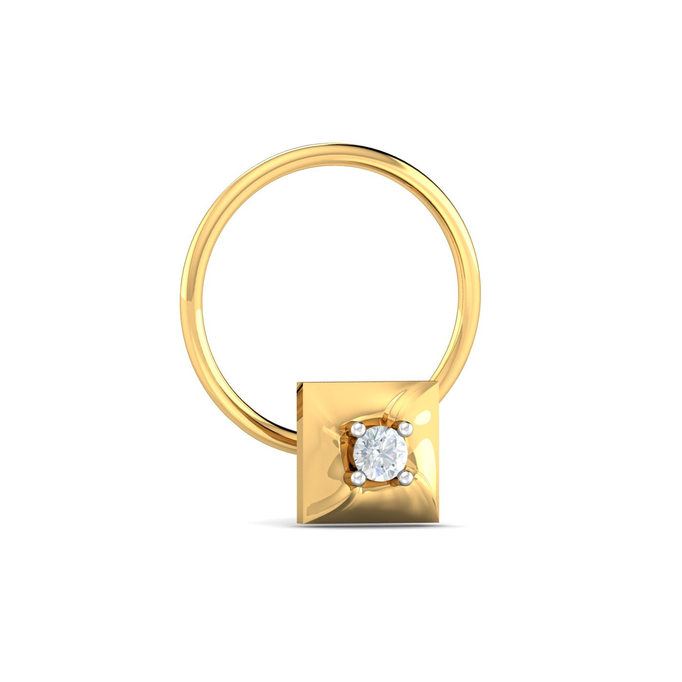Henri Square Nose Pin