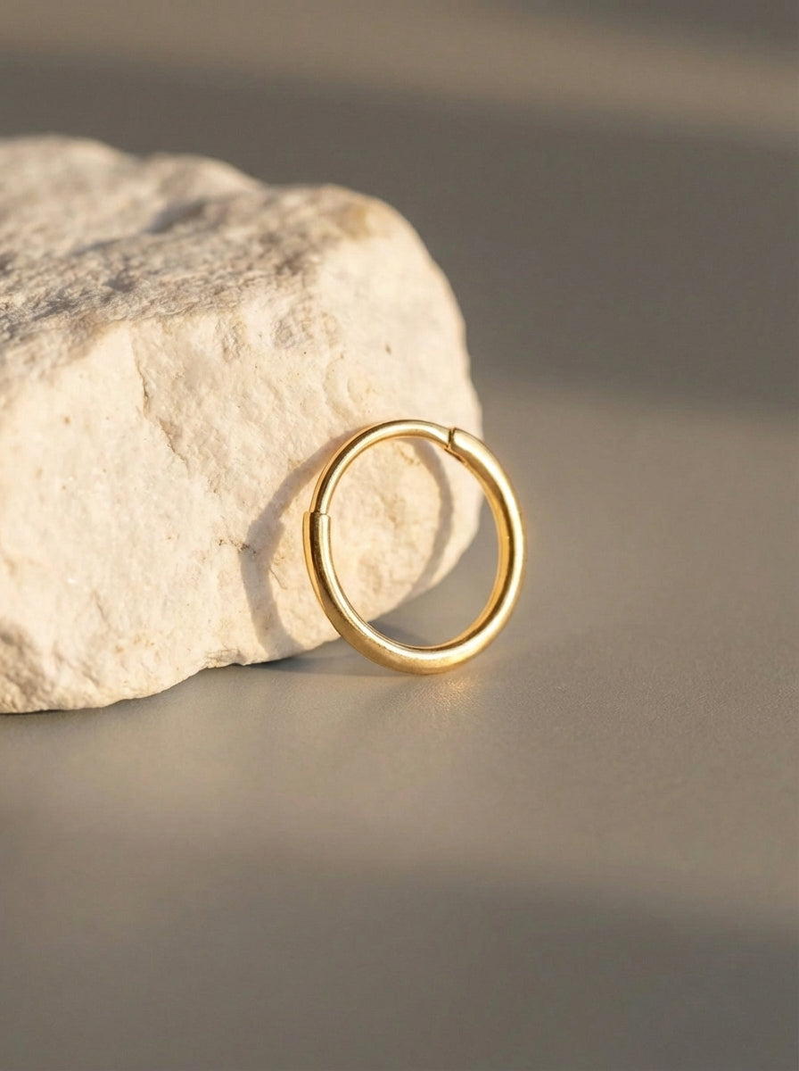 Classic Plain Gold Nose Ring