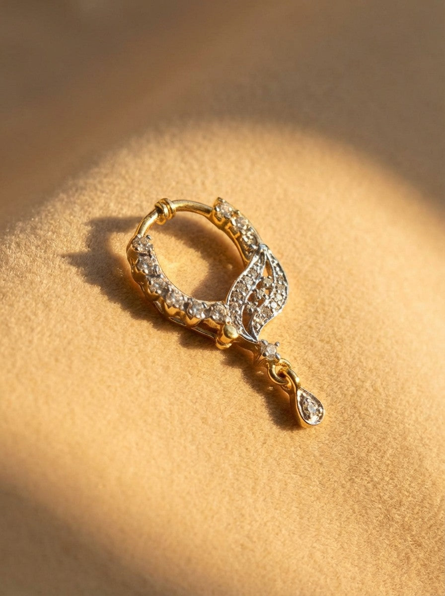 Traditional Diamond Spring Nath