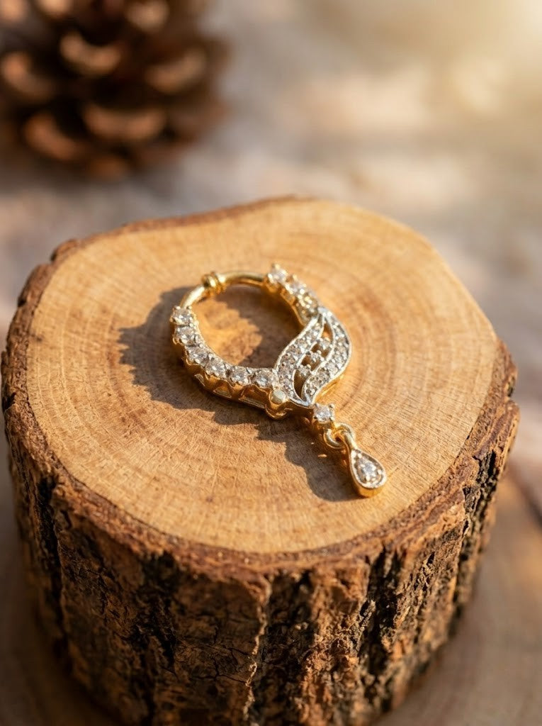 Traditional Diamond Spring Nath