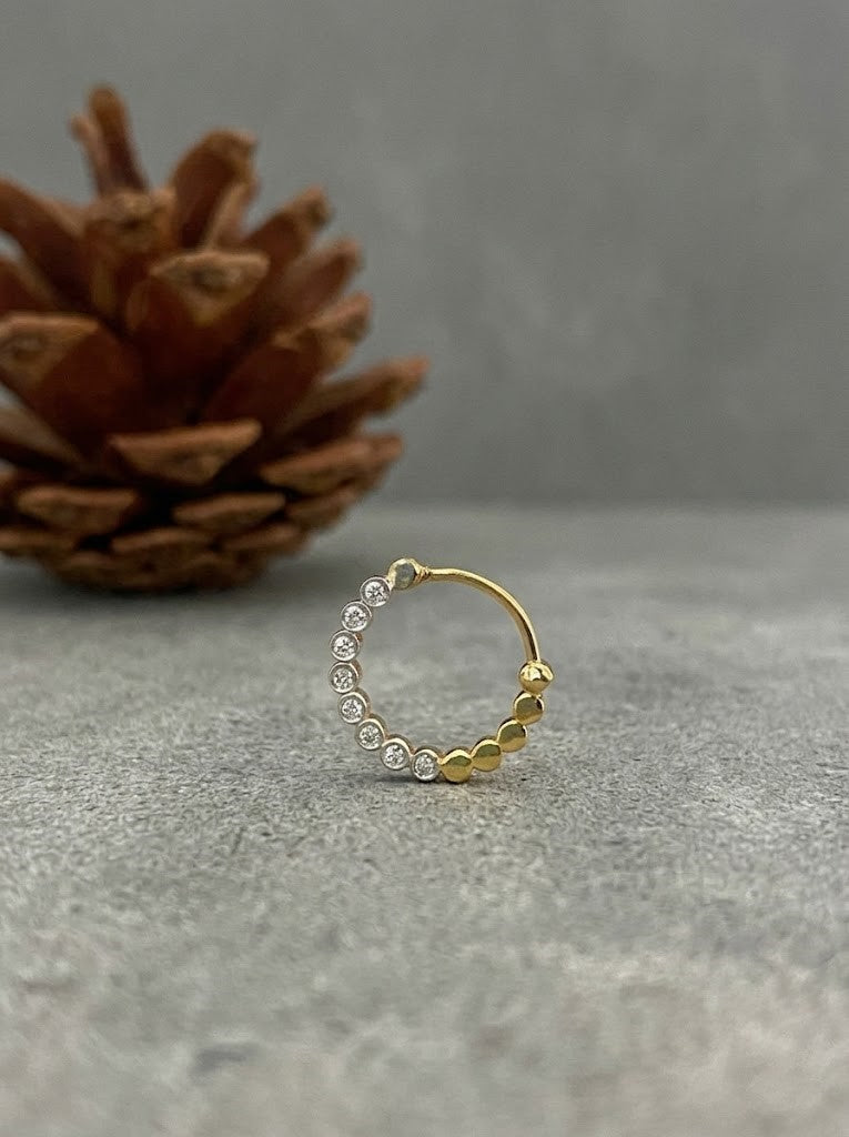 Chuks Bezel Nose Ring