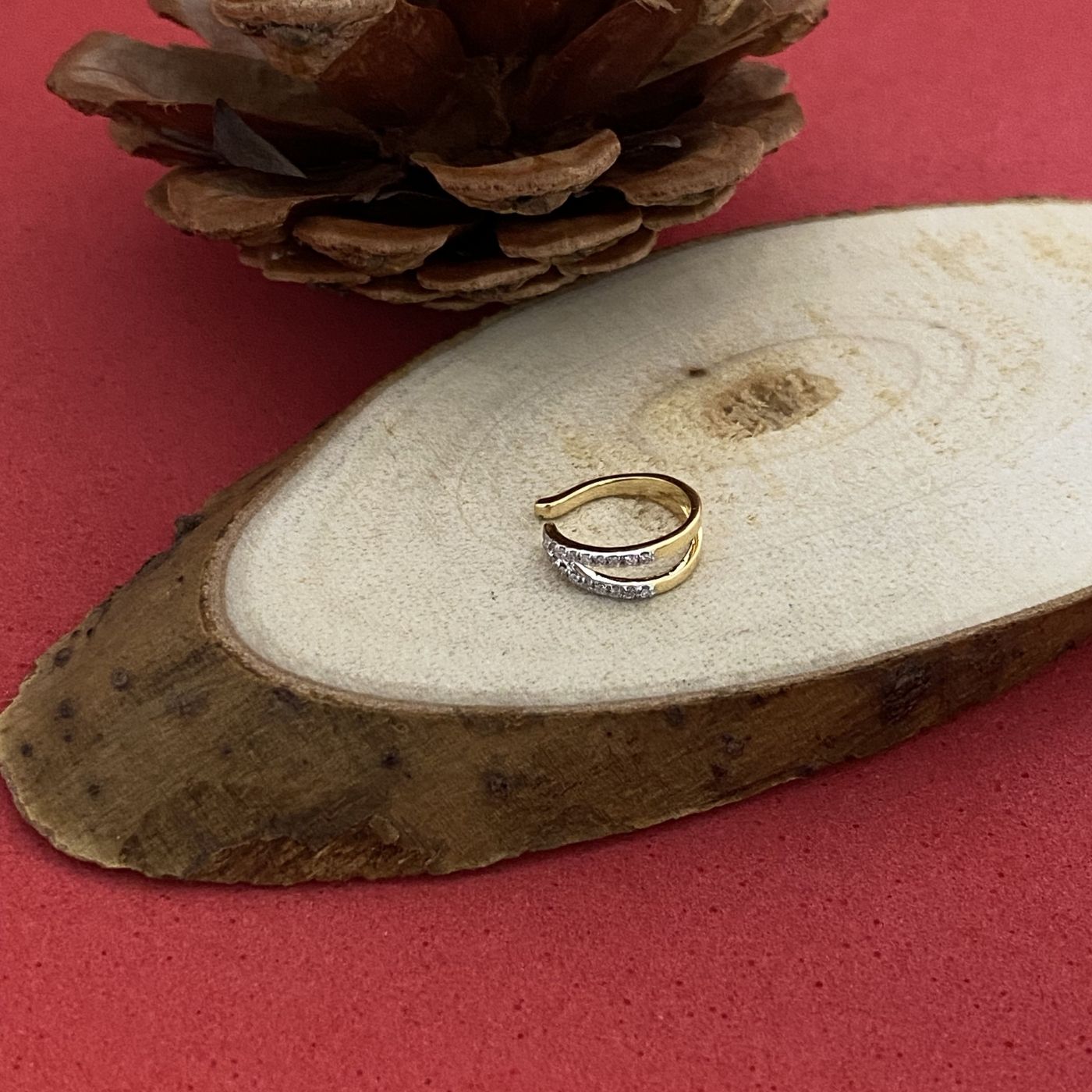 Alizeh Diamond Nose Ring (Non-Pierced)